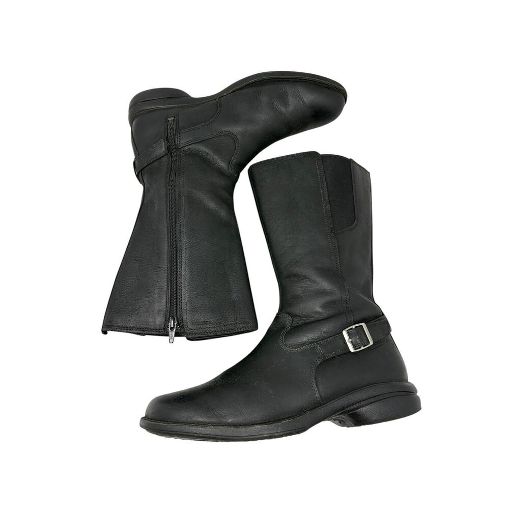 Merrell Women's Andover Peak Black Leather Waterproof Biker Boot US 11 - Picture 3 of 7